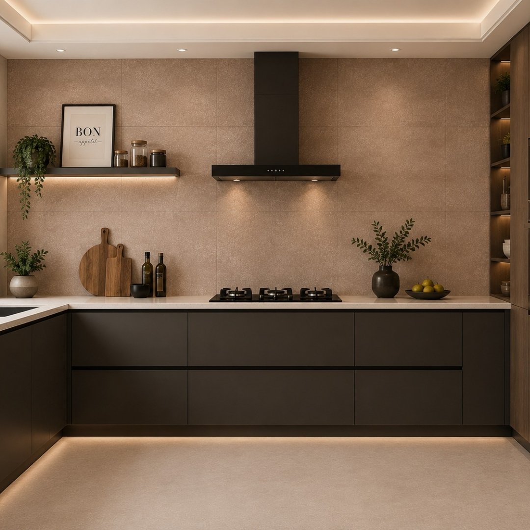 Al Artic Chocco Plain Kitchen Tiles - My Home Studio